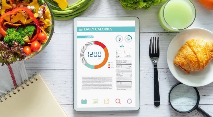 App to track daily calorie intake