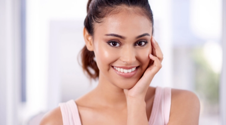 Woman with beautiful skin