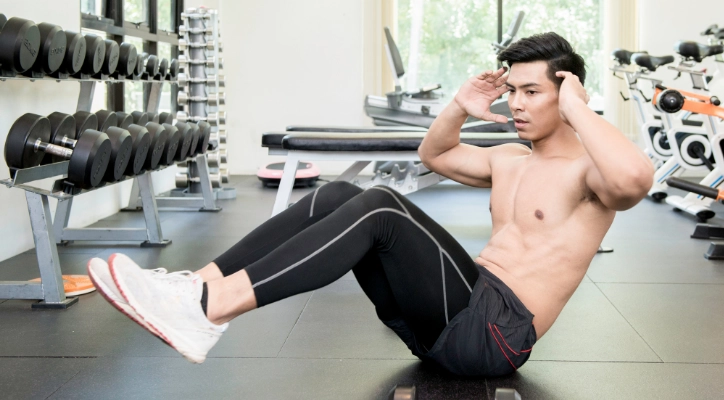 Follow your abs workout routine and diet